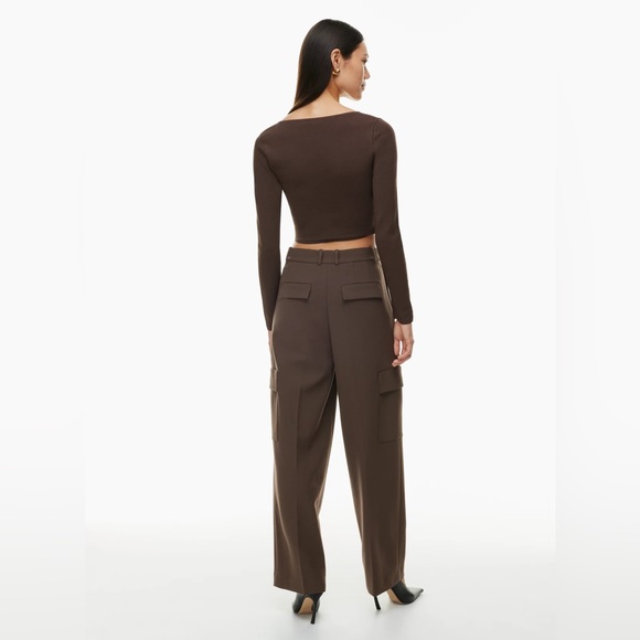 NWT Aritzia Babaton Sculpt Knit Prominence Long Sleeve - Picture 4 of 4